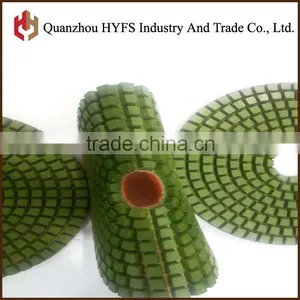 4" 100mm Diameter Granite Pad White Red Green Sharp Stone Polishing Pads Quick Polishing thumbnail-3