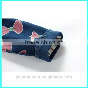 Wholesale Autumn Hooded Jacket Baby Girl Jeans Jacket Quality Choice thumbnail-6