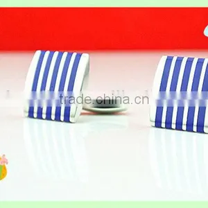 Fashion Enamel Purple Blog Cufflinks Stainless Steel Cufflinks thumbnail-1
