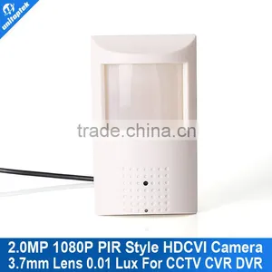 HDCVI IR PIR Camera 1080P 1/2.9" PIR Style Motion Detector 3.7mm Lens 0.01 Lux thumbnail-1