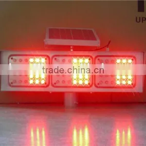 LED Traffic Warning Singal Solar Battery Powered Led Open Signs thumbnail-4