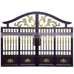 2015 High Quality Remote Control Cheap Wrought Iron Gates Garden Gate thumbnail-1
