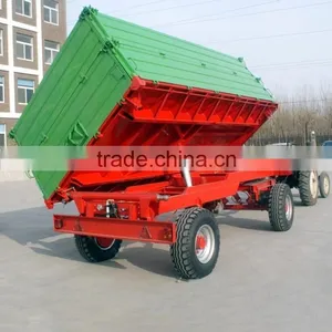 Hot Selling 7CX-6T 6 Ton Hydraylic Tipping Farm Trailer With CE Certificate thumbnail-1