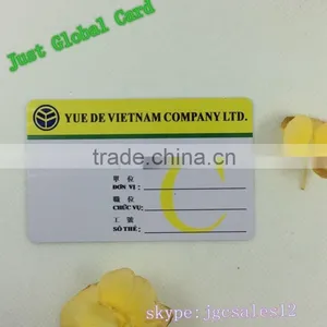 Hot Sell Custom Design Blank Atm Card Size Black Rfid Keychain Card thumbnail-1