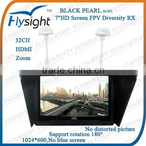 D766 7" LCD 32CH Wireless FPV Monitor Built-in Diversity Receiver 5.8GHz for RC Drone Aircraft thumbnail-1