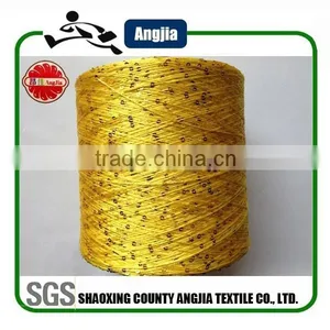 China Fancy Yarn Fishnet Yarn With Sequin for Knitting Scarf thumbnail-6