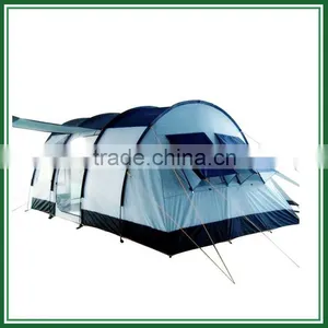 Double Layer 4 Person Family Camping Tunnel Tent thumbnail-1
