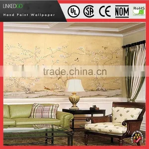 Factory Price Beauty Silk Design Wallpaper Suitable for Interior Museum Hotels Conference Hall Design thumbnail-1