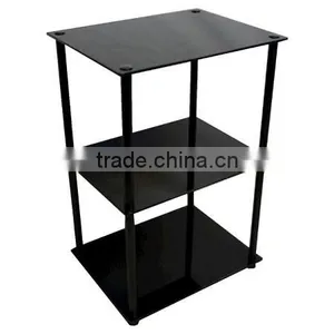 Foshan Shunde Simple Style Living Room Tempered Glass Top Side Table thumbnail-3