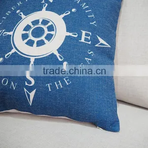 Custom Printed Photo Cushion Cover Decorative Nautical Pillow Case thumbnail-5