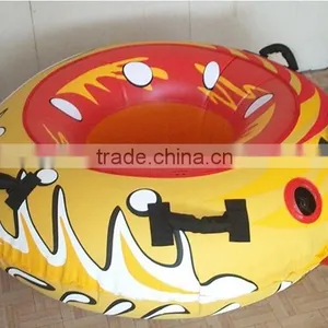 Round Shape PVC Inflatable Towable Nylon Cover Ski Tube thumbnail-4