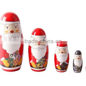 Wooden Craft Nesting Doll Home Decoration Items thumbnail-4