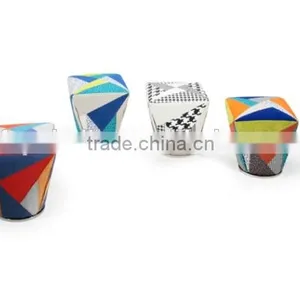 Patchwork Shoes Changing Stool thumbnail-2