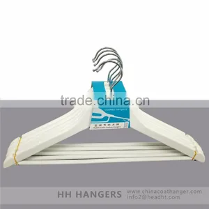 HEAD Set of 8 Curved Clothes Hanger Natural Color Wood thumbnail-1