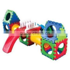 Kids Outdoor Playground Child Plastic Playyard Slides thumbnail-3
