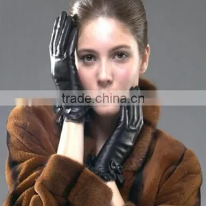 Hot Fashion Girls Leather Gloves First Grade Girls Leather Gloves thumbnail-4