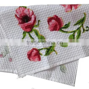 Printed Yarn Dye Tea Towel With Gift Packing Hot Sale 2016 thumbnail-2