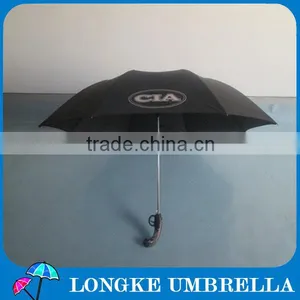 High Quality Attractive Design Two Foliding Gun Umbrella for Man thumbnail-1