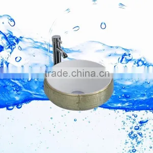 Fashion Designer Bathroom Porcelain House Ware Glass Wash Basins thumbnail-5