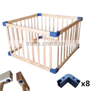 Wooden 4 Sides Baby Palypens thumbnail-1