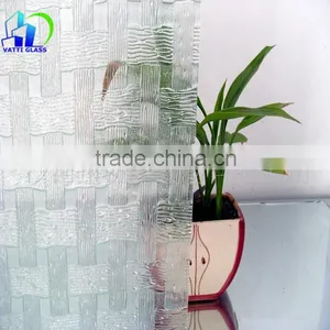 Manufacturers Sell Like Hot Cakes Made Yuhua District 2, Embossed Glass Bathroom Decorate Office Partition Glass thumbnail-1