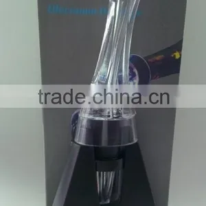 Acrylic Disposable Wine Magic Decanter Wine Aerator Pourer With Stand thumbnail-3