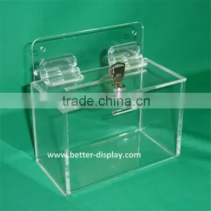 Wholesale Acrylic Fundraising Boxes thumbnail-1