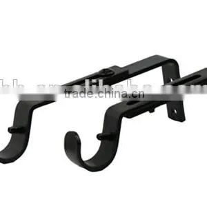 Extendable Metal Iron Curtain Rod Bracket For Window Decoration thumbnail-6