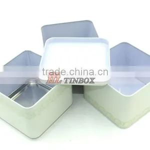 High Quality Spuare Gift Tin Box With Three Layers thumbnail-3