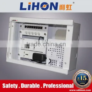 LH-0340 Metal Base Box Plastic Cover Network Fiber Information Box thumbnail-1