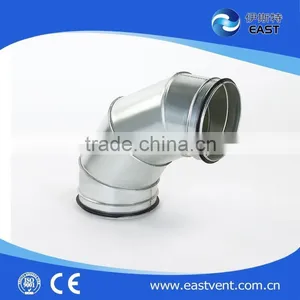 Galvanized 90 Degree Lockseamed Bend for HVAC thumbnail-1