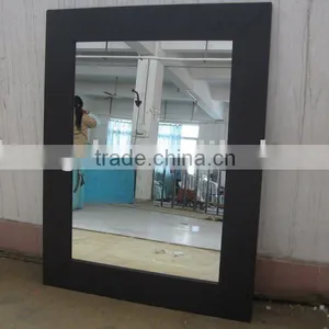 Leather Affect Wall Sticker Mirror for Sale thumbnail-1