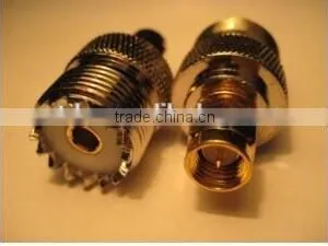 UHF Male and Female Pin Crimp RG58 RG142 RG400 LMR195 Cable RF Connector thumbnail-1