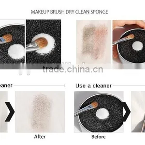 New 2016!!Makeup Remover Brush Color Clean Eyeshadow Sponge Tool Cleaner Sponge Box thumbnail-5