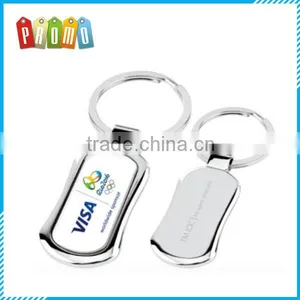 Promotional Custom Metal Keychain With Logo Printed thumbnail-1