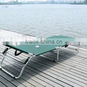Aluminum Folding Ajustable Back Folding Bed thumbnail-1