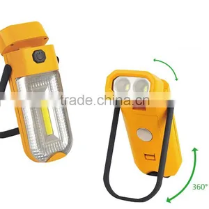 Portable Hanging Multi-functional 3W COB Work Light for Home, Emergency, Camping,Power-outage,work Light With Magnets thumbnail-1