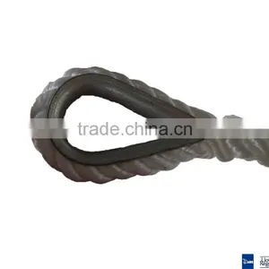 3 Strand Nylon Rope Sling With Thimble at End thumbnail-1