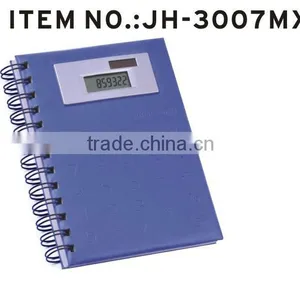 Blue New Designed Loose-leaf Notebook With 8 Digits Calculator thumbnail-1