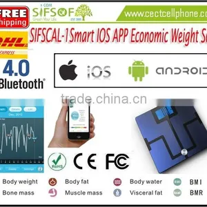 SIFSCAL-1 Smart Bluetooth Weight Scale. Body Fat Scale. 24H/7 Day Weight Scale IOS APP. Weight Scale IOS APP thumbnail-1