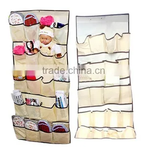 Kawachi Hanging Canvas 20-Pocket Door Shoe Organizer thumbnail-4