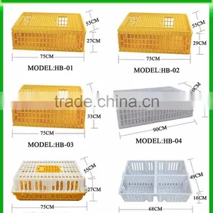 2017 Factory Wholesale Durable Chicken Transport Cage/plastic Poultry Crate for Chicken Duck and Goose thumbnail-5
