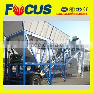 High Efficiency Low Energy Portable Mobile Concrete Batching Plant YHZS50/60 thumbnail-6