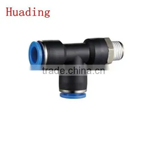Plastic Tube Fitting, Male Run Tee ,compact One -touch Tube Fitting , thumbnail-1