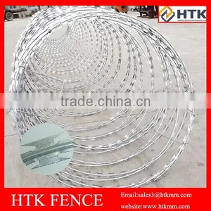 Class 3 Galvanized Concertina Razor Barbed Wire Suppliers From China thumbnail-1