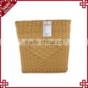 Hotel Home Used Handwoven Dirty Clothes and Toy Large Size Storage Cube Basket thumbnail-2