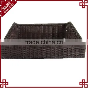 S&D Poly Rattan Supermarket Vegetable Fruit Display Basket Storage Basket thumbnail-3