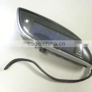 New Design Crank Emergency Mobile Charger Solar Torch Lamp thumbnail-2