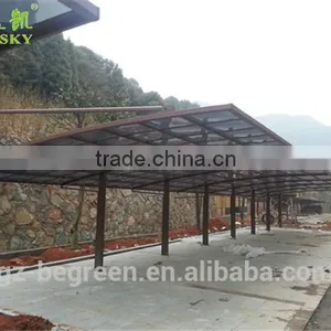 Free Standing Attached Patio Metal Carport Cover for Car thumbnail-2