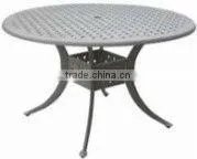 48 " Round Cast Aluminum Dining Table 18334 thumbnail-1